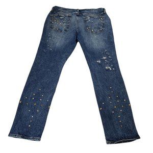 Old Navy Studded Ripped Distressed Slim 